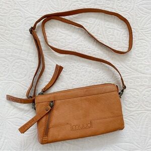 Muud Riga‎ Leather Crossbody Bag, Whisky